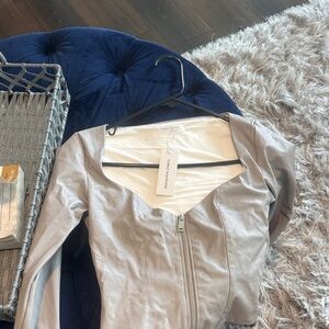 Light Gray Leather